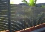 Slat fencing Premium Frameless Glass